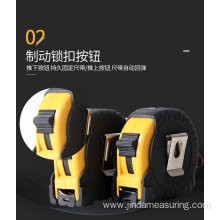 Customized ABS case and TPR coated Measuring Tape